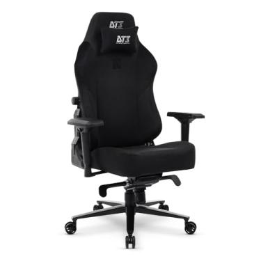 Imagem de Cadeira Gamer DT3 Nero, Revestimento com Tecido DT3 Max2Weave™, almofada magnética, apoio lombar integrado, braços 4D+, suporta até 140kg e altura máx. de 1,85m(Black)