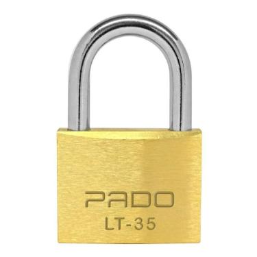 Imagem de Cadeado Em Latão Lt 35 C/ 2 Chaves - Pado