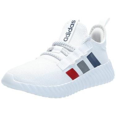 Imagem de adidas Tênis masculino Kaptir 3.0, Branco/ferro metálico/tinta pré-amada, 13