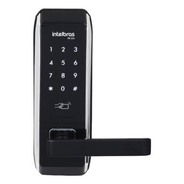 Imagem de Fechadura Eletrônica Digital Embutir Senha Cartão Intelbras
