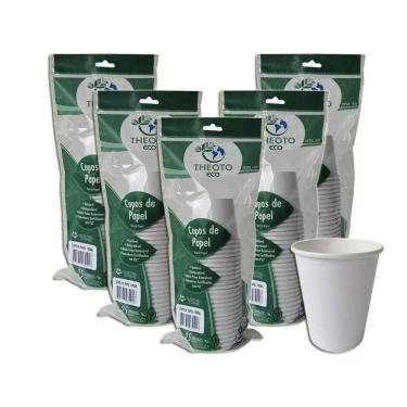 Imagem de Copo De Papel Biodegradável 100 Ml 25 Unidades Kit 5