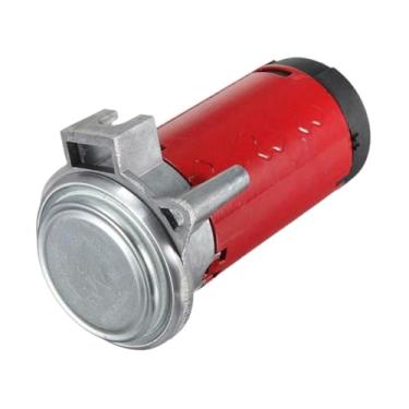 Imagem de Generic Bomba de ar elétrica para carro, equipamento elétrico, compacto, poderoso, alto, compressor de buzina de ar para caminhões, trens, iates, Vermelho