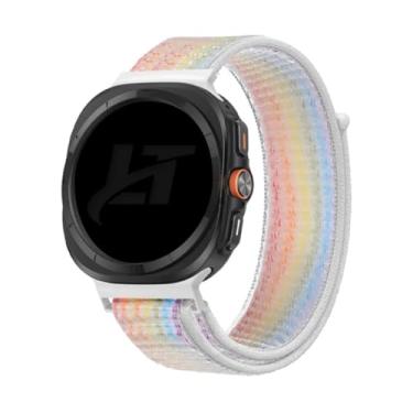Imagem de Pulseira Nylon Loop LTimports compativel com Galaxy Watch Ultra LTE 47mm Sm-L705 / Sm-L705F (LT-Arco-iris)