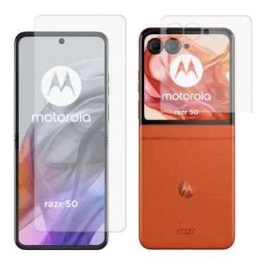 Imagem de Pelicula Hidrogel Frente Verso Compatível Para Moto Razr 50 - Distribu