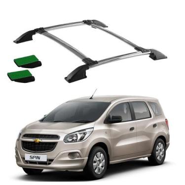 Imagem de Bagageiro Spin 2013 2014 2015 2016 Em Diante Cromado Colado - Track