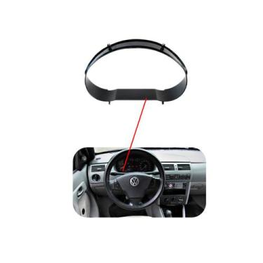 Imagem de Moldura do Painel Velocimetro Aro Gol G3 2000  2005 Preto - VOLKSWAGEM