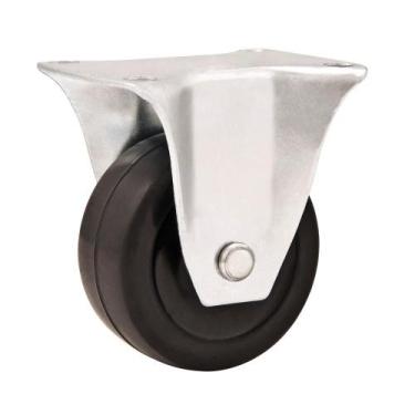 Imagem de Rodizio fixo 2" leve 25kg borracha preta - Vonder