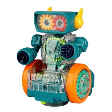 Imagem de Brinquedo Infantil Robô Engrenagens Coloridas Lançamento. - Toy King