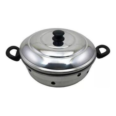 Imagem de Forma Pizza Bolo Churrasqueira Fogão Panela Vigorosa Polida - Shopmy