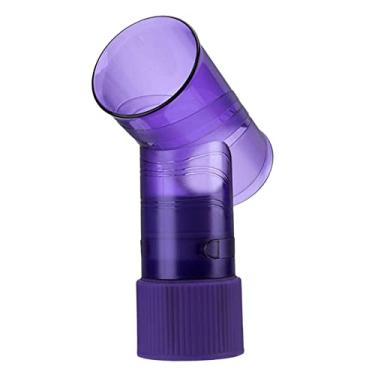 Imagem de Bonarty T Shape Hair Dryer Wind Curl Difusor Salon Hair Roll Dry Cap Fácil de usar Acessórios de ferramentas de modelação de ferro de ondulação feminino para casa, viagens, uso de salão - Roxo