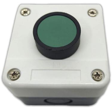 Imagem de Botoeira Botão Ligar de Pulso sem Trava com Caixa de Sobrepor Parafusa