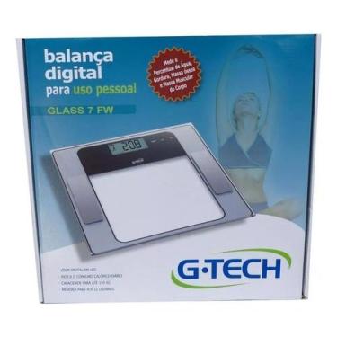 Imagem de Balança Digital Glass 7 Fw Bioimpedância Gtech - G-Tech