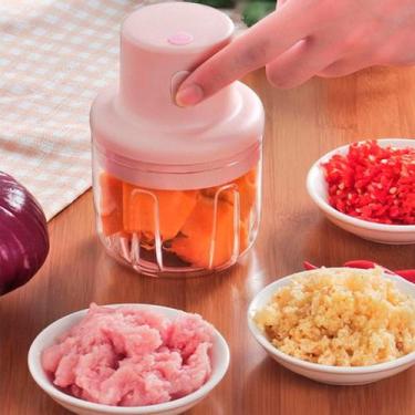 Imagem de Moedor Elétrico Mini Para Alimentos Com Carga Usb Prático - Bellator