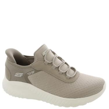 Imagem de Skechers Tênis feminino sem cadarço Bobs Squad Chaos-in Color, Tpe, 5 Wide
