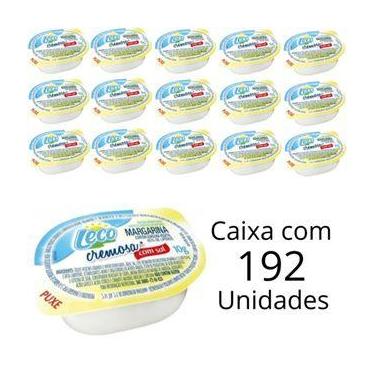 Imagem de Margarina Leco Cremosa Vigor Em Sachê Blister De 10g Caixa Com 192 Uni