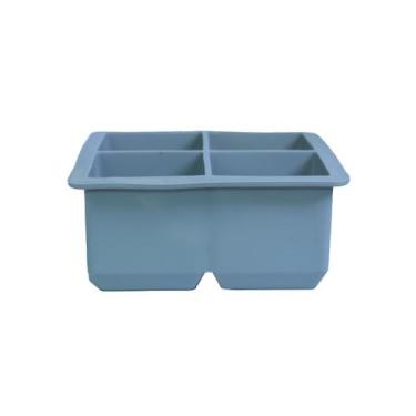 Imagem de Forma de Silicone quadrada - 4 formas - CAN.U.DO, Cinza