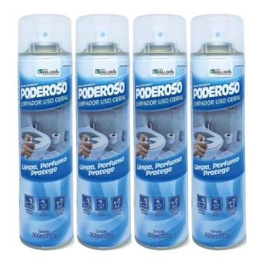 Imagem de Kit 4 Poderoso Limpador Geral Casa Banheiro 300ml Cada - Kelldrin