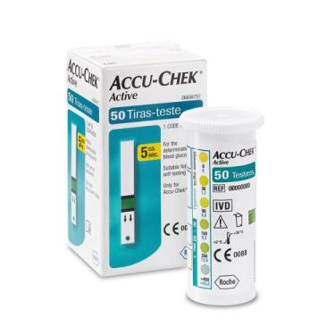 Imagem de Tiras Accu-Chek Active 50 Unidades - Accu Chek