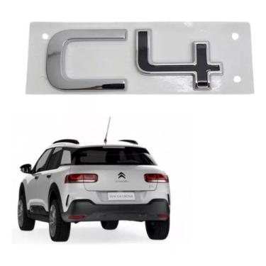 Imagem de Emblema Letreiro Cromado Tampa Traseira Citroen C4 Cactus 2019 2020 20