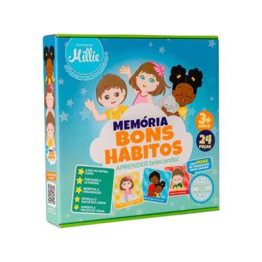 Imagem de Jogo Memória Bons Hábitos Turminha da Millie
