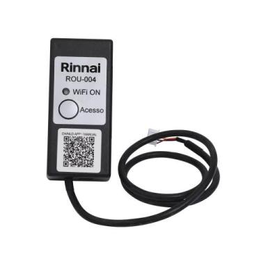 Imagem de Módulo Wi-Fi Controle de Produtos ROU0040 Rinnai Preto