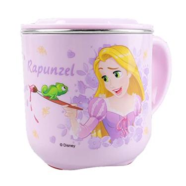Imagem de Everyday Delights Disney Princess Rapunzel Enrolado Durável ABS Copo de Aço Inoxidável com Tampa, 250 ml, Roxo