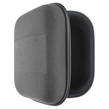 Imagem de Capa de fone de ouvido UltraShell da Geekria para HiFiMAN HE400i, HE400S, Sundara, Grado GS1000i, PS1000e, Plantronics BackBeat PRO, Koss QZ99, bolsa de transporte de fone de ouvido grande para viagem (microfibra)