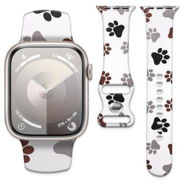 Imagem de Pulseira de relógio compatível com Apple Watch de 38 mm, 40 mm e 41 mm, pulseira de substituição de silicone macio com fecho clássico para Apple Watch Series SE 8, 7, 6, 5, 4, 3, 2, 1, Utral para