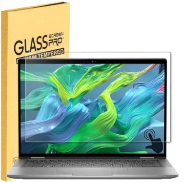 Imagem de MUBUY-GOL Pacote com 2 protetores de tela de vidro temperado para notebook Dell de 14 polegadas 7440 7435 7430 7420 7420 7425 5430 5420 5425 14 polegadas, dureza 9H, resistente a arranhões (não para
