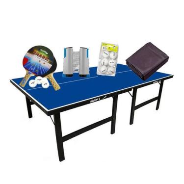 Imagem de MESA PING PONG MDP 15mm 1001 KLOPF + Kit 5055 + Kit 5096 + Capa
