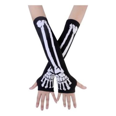 Imagem de Luva Esqueleto Fantasia Festa Halloween Cosplay  - Bela Import