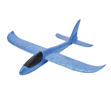 Imagem de Avião Planador de Brinquedo Vôo Leve Azul 51cm DM Toys