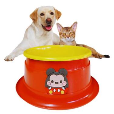 Imagem de Comedouro Bebedouro Pet Anti-Formigas 750ml  Ideal para Cachorros e Ga