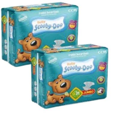 Imagem de Kit 2 PCT Fralda Descartável Scooby Doo Jumbo Todos Os Tamanho-(P)(M)(