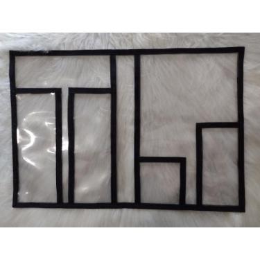 Imagem de Pasta para campo porta revistas e panfletos - Espaço da Neide , Preto 