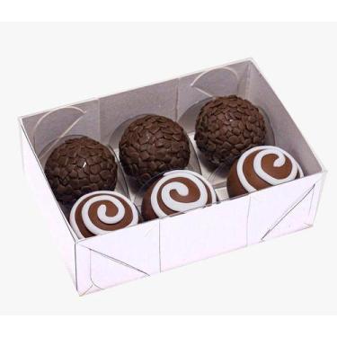 Imagem de Caixa Basic 6 Doces Branco Ideia - IDEIA EMBALAGENS