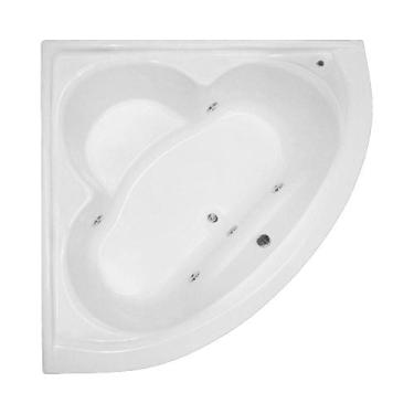 Imagem de Banheira de Canto Saquarema com hidro em acrílico - Brasil Banheiras, 