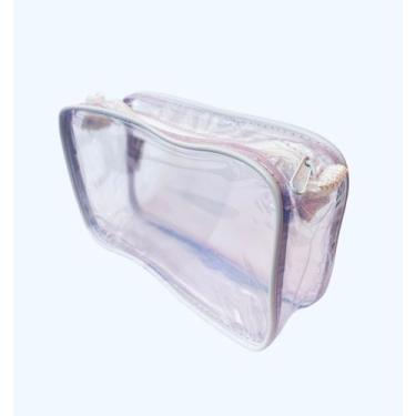 Imagem de Kit com 2 ESTOJOS transparente GELO 21x11 - Gii Matos Makeup