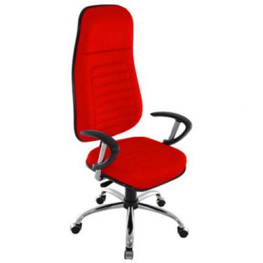 Imagem de Cadeira Presidente com Espaldar Alto Linha Blenda Vermelho - Design Of