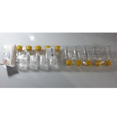 Imagem de Mini Galao 45 Ml Com Tampa Amarelo C 10 Unid - Poliplas