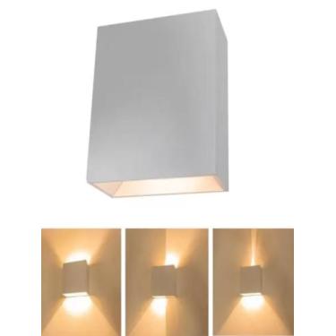 Imagem de kit 02 Arandela Externa Parede Muro Led 4w 3000k fachos Ajustável - Aa