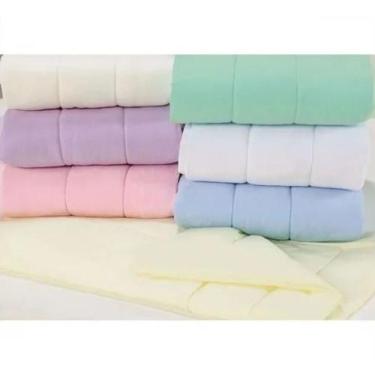 Imagem de Edredom de Berço para Bebê Malha Dupla Face 01 Peça - Diversas Cores -