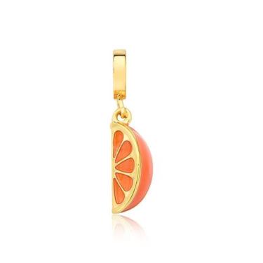 Imagem de Charm Fatia de Laranja Revestido em Ouro - VL ACCESSOIRES