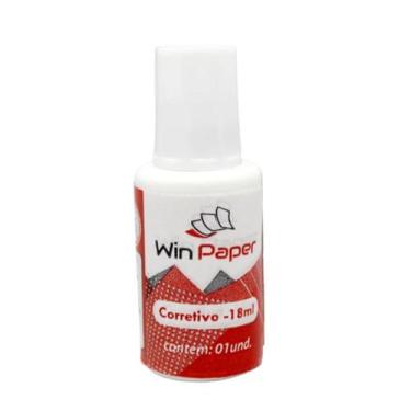 Imagem de Corretivo Liquido Branco Com Pincel Escolar Win Paper