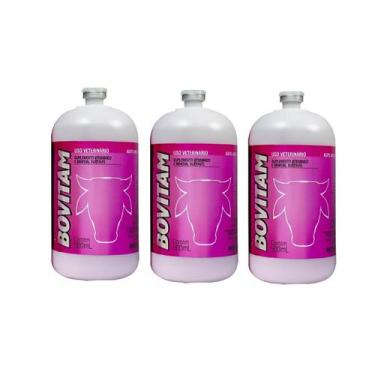 Imagem de Kit 3 Bovitam 500ml Multivitamínico Revigorante - 000969