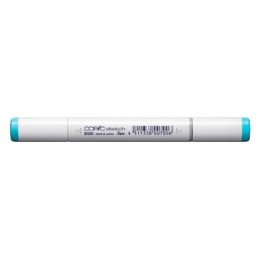 Imagem de COPIC Marcador Sketch Ponta Dupla Redonda e Chanfrada, Cor BG05 Holiday Blue, 1 unidade