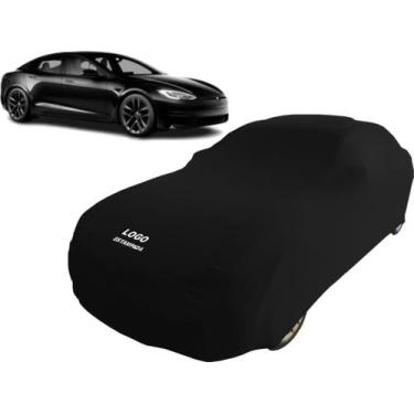 Imagem de Capa Automotiva Tesla S Plaid Proteção Contra Riscos Poeira - Mz, Pret