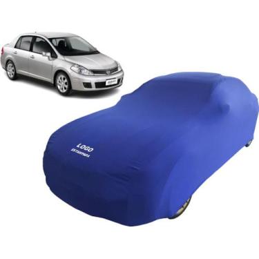 Imagem de Capa Automotiva Nissan Tiida Sedan Veste Fácil Com Elástico - Mz, Azul