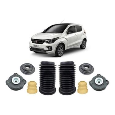 Imagem de Kit Coxim Batente Dianteiro Fiat Mobi 2017 2018 2019 2020