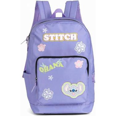 Imagem de Mochila Escolar Stitch MS47735SC Lilás - Luxcel